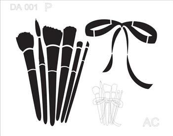 Stencil MAKE UP  20dani001