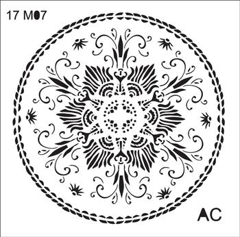 Stencil Mandala 18m007
