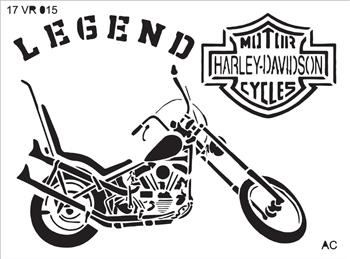 Stencil MOTOCICLETA - 17v015