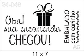 Stencil Oba ! Sua encomenda Chegou !! Ref: 24-046