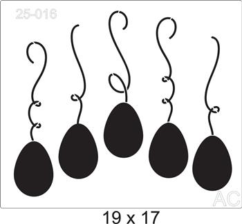 Stencil Ovos de Páscoa 25-016