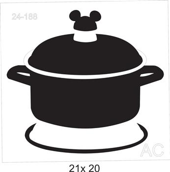 Stencil  Panela Minnie/Michey 24-188