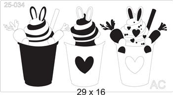 Stencil Páscoa Sundae 25-034