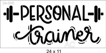 Stencil Personal Trainer Ref: 24-056
