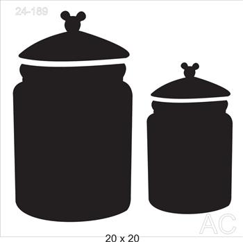 Stencil  Potes Minnie/Michey 24-189