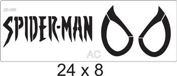 Stencil Homem Aranha -SPIDERMAN ( Super Heróis) 25-086