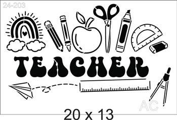 Stencil Teacher  24-203