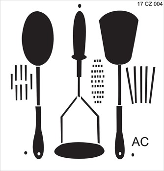 Stencils Espumadeiras... 17coz004