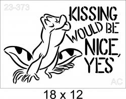 Stencil A Princesa e o Sapo 23-373
