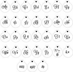 Stencil  ALFABETO de A a Z - 23-228