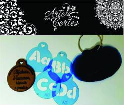 Stencil  ALFABETO de A a Z   19alf001