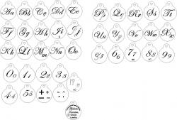 Stencil  ALFABETO de A a Z   19alf002