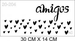 Stencil AMIGOS 20-204