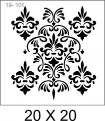 Stencil Arabescos 19-101