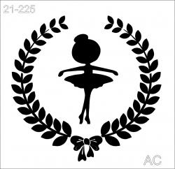 Stencil Bailarina 21-225