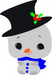 Stencil Boneco de Neve 23-220