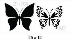 Stencil   Borboleta 21-104