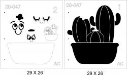 Stencil cacto 20cacto-047