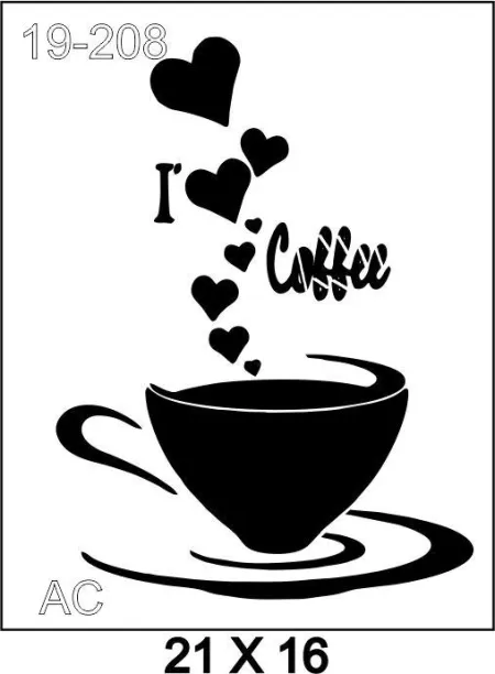 Stencil Café 19-208