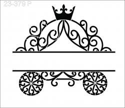 Stencil Carruagem de   Ref: 23-379