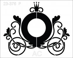 Stencil Carruagem de   Ref: 23-376