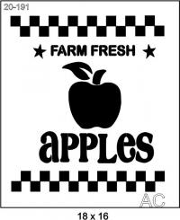 Stencil APPLES COD: 20-191