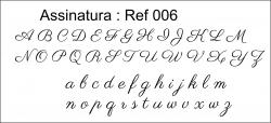 Stencil de Assinatura Personalizado - 21ass-006