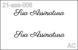 Stencil de Assinatura Personalizado - 21ass-006