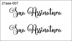 Stencil de Assinatura Personalizado - 21ass-007