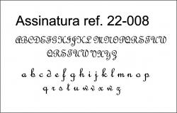 Stencil de Assinatura Personalizado - 22ass-008