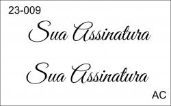 Stencil de Assinatura Personalizado - 23ass-009