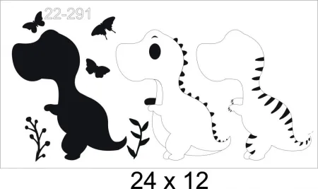 Stencil Dinossauro  Baby 22-291