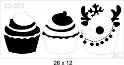 Stencil CupCake Rena  23-203