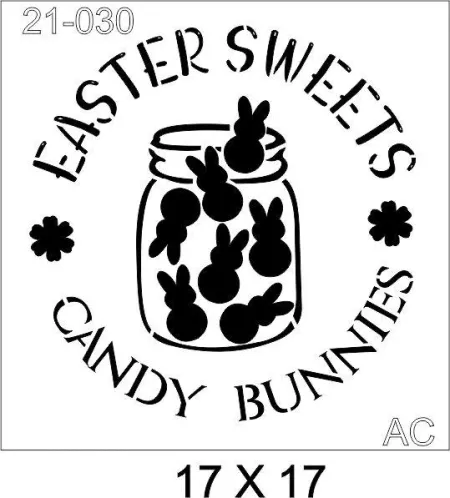Stencil   Easter Cod 21-030