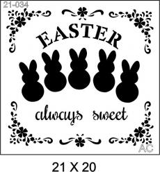 Stencil   Easter Cod    21-034