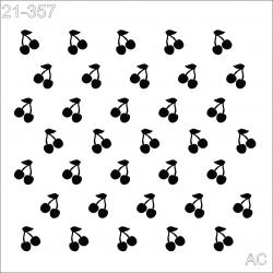Stencil Estamparia Cereja   21-357