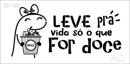 Stencil Flork   Leve pra ...22-192