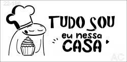 Stencil Flork Tudo sou eu...22-196