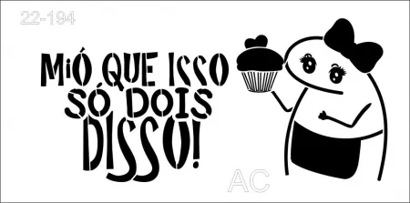 Stencil Flork  Mio que isso...22-194