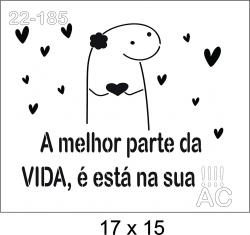 Stencil Flork   A melhor parte ... 22-185