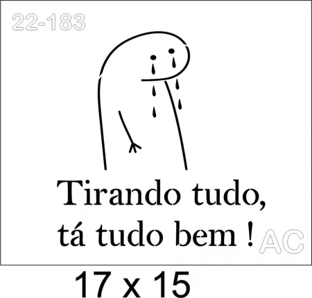 Stencil Flork  tirando tudo... 22-183