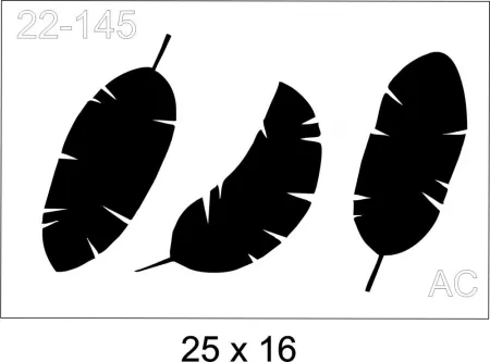 Stencil Folha de bananeira 22-145