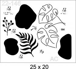 Stencil Orgânico 22-146