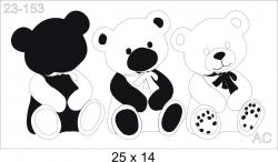 Stencil  Ursinho 23-153