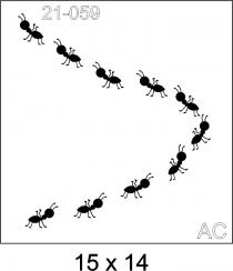 Stencil  Formigas   21-059