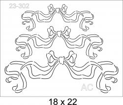 Stencil  laços 23-302