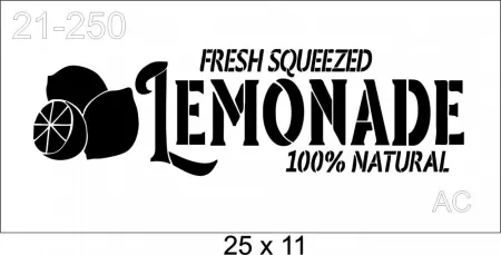 Stencil   Lemons  21-250