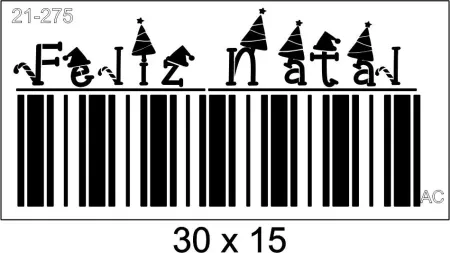 Stencil   Listras Feliz Natal -21-275