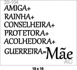 Stencil  Mãe    20-104