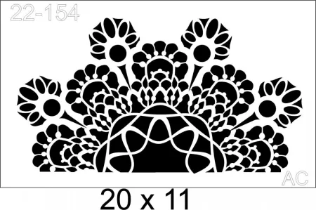 Stencil  Mandala Rendada  22-154